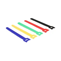 DeLock farbig, Klettverschluss, 15cm, Schwarz, Blau, gelb