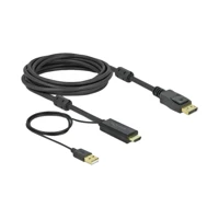 DeLock Video- / Audiokabel, HDMI, USB (nur Strom) Stecker