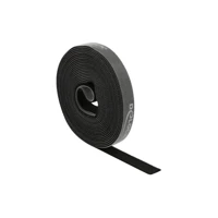 DeLock Kabelbinderrolle, 5m, Schwarz