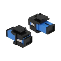 DeLock Modularer Einschub (Kopplung), SC SM, Schwarz, Blau