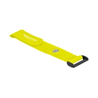 DeLock Klettverschluss-Cinchkabelbinder, 19cm, gelb (5er-P