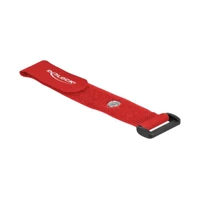 DeLock Klettverschluss-Cinchkabelbinder, 19cm, Rot (5er-Pa