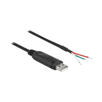DeLock Kabel USB / seriell, USB Stecker, 2m, nur Kupfer-Li