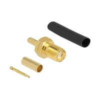 DeLock Antennenanschluss, RP-SMA Stecker quetschen, RG-174