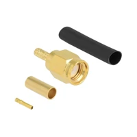 DeLock Antennenanschluss, RP-SMA Stecker quetschen, RG-174