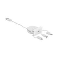 DeLock Easy, Lightning-Kabel, USB Stecker zu Micro-USB Typ