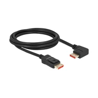 DeLock DisplayPort-Kabel, DisplayPort Stecker gewinkelt zu