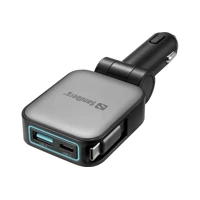 Sandberg Car Charger 3in1 72W FlexCable