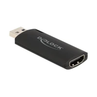 DeLock Videoaufnahmeadapter, USB 2.0, Schwarz