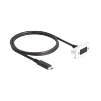 DeLock USB-Kabel, 24 pin USB-C Buchse zu 24 pin USB-C Stec