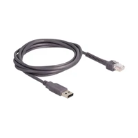 DeLock Barcode-Scanner-Kabel, USB Typ A Stecker zu RJ-50 S