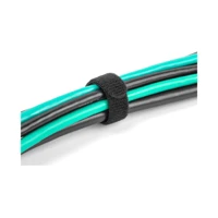 DeLock Klettverschluss, 15cm, Schwarz (10er-Packung)