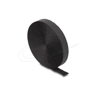 DeLock Kabelbinder, with strap L 5 mx W 20mm, 5m, Schwarz