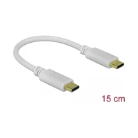 DeLock USB-Kabel, USB-C Stecker zu USB-C Stecker, 5A, 15cm