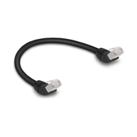 DeLock RJ45 Netzwerkkabel Cat.6a S/FTP 45° nach oben