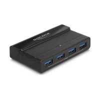 DeLock USB-Schalter, 5Gbit/s, 4x device and 2x host, 4x US