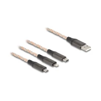 DeLock 3 in 1, Kabel nur zum Laden, USB Stecker zu Micro-U