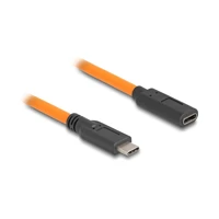 DeLock USB-Kabel, USB-C Stecker zu USB-C Buchse, 20V, 5A