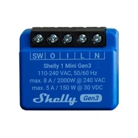 Shelly · Unterputz·""1 Mini Gen. 3""· Relais· max· - <h2>W