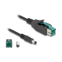 DeLock Powered USB-Kabel, USB PlusPower (12 V) Stecker zu