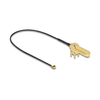 DeLock Antennenkabel, RP-SMA Buchse zu I-PEX Stecker, 25cm