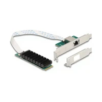 DeLock M.2 Key B+M 1 x RJ45 10 Gigabit LAN Netzwerkkarte