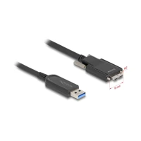 DeLock USB-Kabel, Micro-USB Typ B Stecker schraubbar zu US