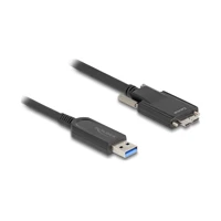 DeLock USB-Kabel, Micro-USB Typ B Stecker schraubbar zu US