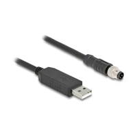 DeLock Kabel USB / seriell, USB Stecker zu 3-poliger M8 RS