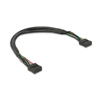 DeLock USB-Kabel, 25cm, 2,54mm Stiftabstand, Schwarz 82029