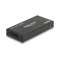 DeLock Video/Audio-Schalter, 4K, 60Hz, mit Downscaling, 2x