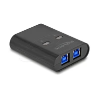 DeLock USB-Schalter, 5Gbit/s, 2 PCs zu 1 Gerät, 2x USB, De