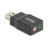 DeLock Externe USB Soundkarte mit USB-A Stecker 66634
