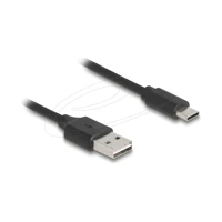 DeLock USB-Kabel, USB Stecker umkehrbar zu USB-C Stecker