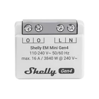 Shelly · Unterputz·""EM Mini Gen4""· Relais· max 8A· 1 Kan