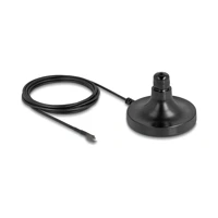 DeLock Magnetischer Antennenfuß, 1x N jack to 1x RP-SMA pl
