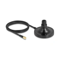DeLock Magnetischer Antennenfuß, 1x N jack to 1x SMA plug