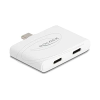 DeLock USB-Adapter, USB-C Stecker zu USB-C Buchse, Display
