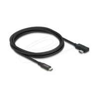 DeLock USB-Kabel, USB-C Stecker zu USB-C Stecker gewinkelt