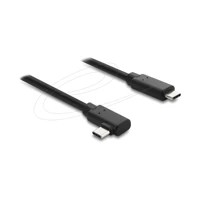 DeLock USB-Kabel, USB-C Stecker zu USB-C Stecker gewinkelt
