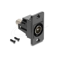 DeLock Antennendose, zu F Buchse, IEC (Stecker), 1 Modul