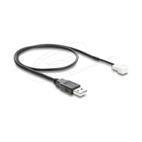 DeLock Netzkabel für Lüfter, USB Stecker zu 3-poliger Lüft
