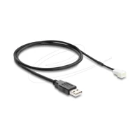 DeLock Netzkabel für Lüfter, USB Stecker zu 3-poliger Lüft