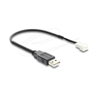 DeLock Netzkabel für Lüfter, USB Stecker zu 3-poliger Lüft