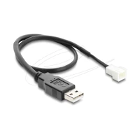 DeLock Netzkabel für Lüfter, USB Stecker zu 3-poliger Lüft