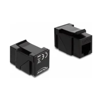 DeLock Modularer Einschub (Kopplung), CAT 3, RJ-14, Schwar