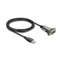 DeLock Kabel USB / seriell, USB Stecker zu DB-9 Stecker mi