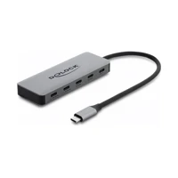 DeLock 4 Port USB Hub 10 Gbps davon 2 mit USB-C 4K Ausgang