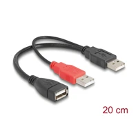 USB-Kabel, USB, USB (nur Strom) Stecker zu USB Buchse -