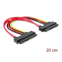 DeLock SATA-Kabel, SATA Combo Buchse zu SATA Combo Buchse, 20